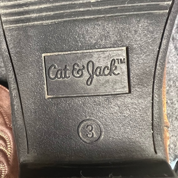 Cat & Jack Kids Montana Zipper Western Boots - Picture 9 of 14